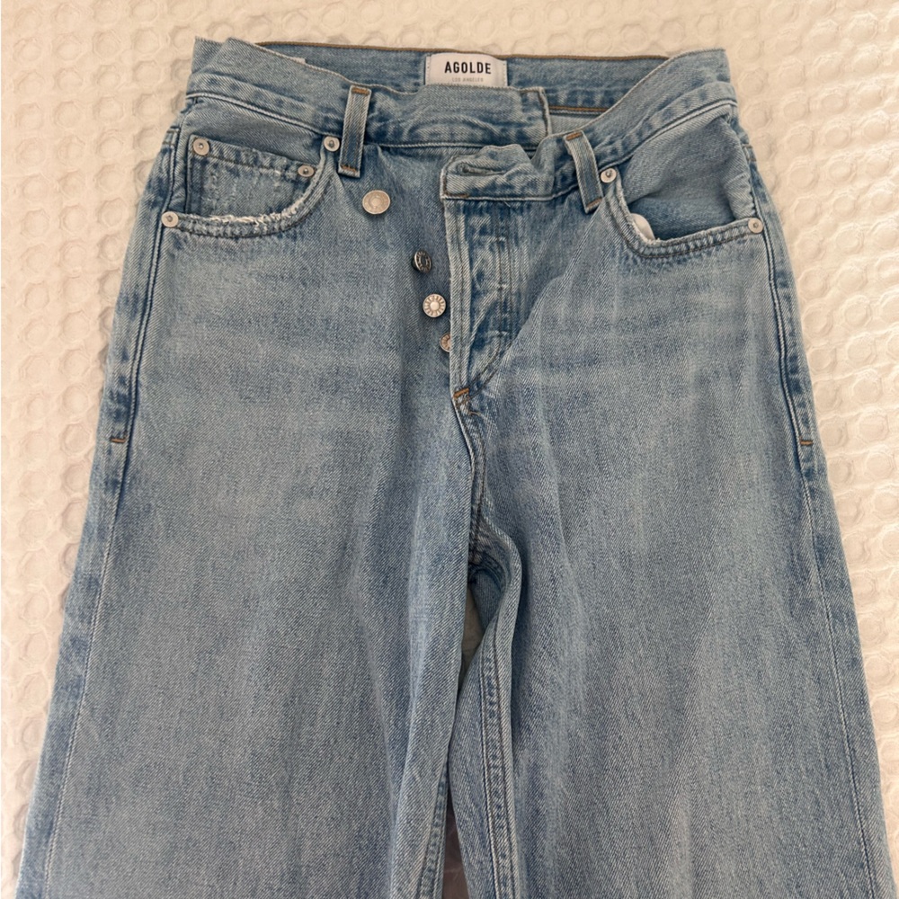 Agolde Classic Light Blue Jeans Size 22 (more like Size 25) - Picture 8 of 16